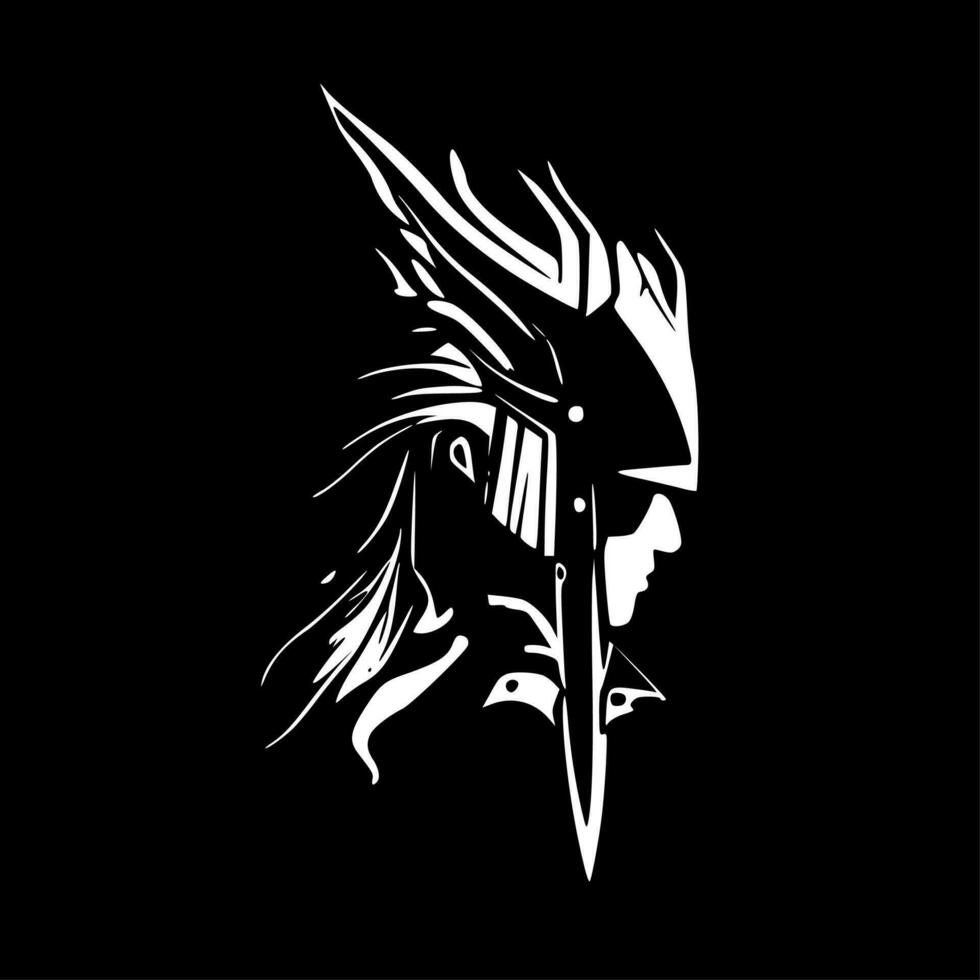 Fantasy, Minimalist and Simple Silhouette - Vector illustration