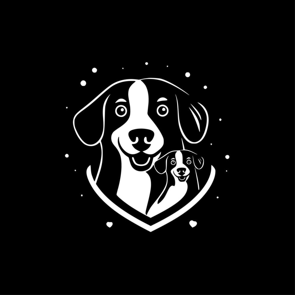 perro mamá - alto calidad vector logo - vector ilustración ideal para camiseta gráfico