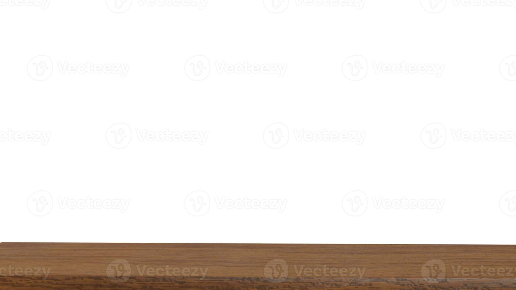 Blank wall mockup with wooden floor. 3D rendering. photo