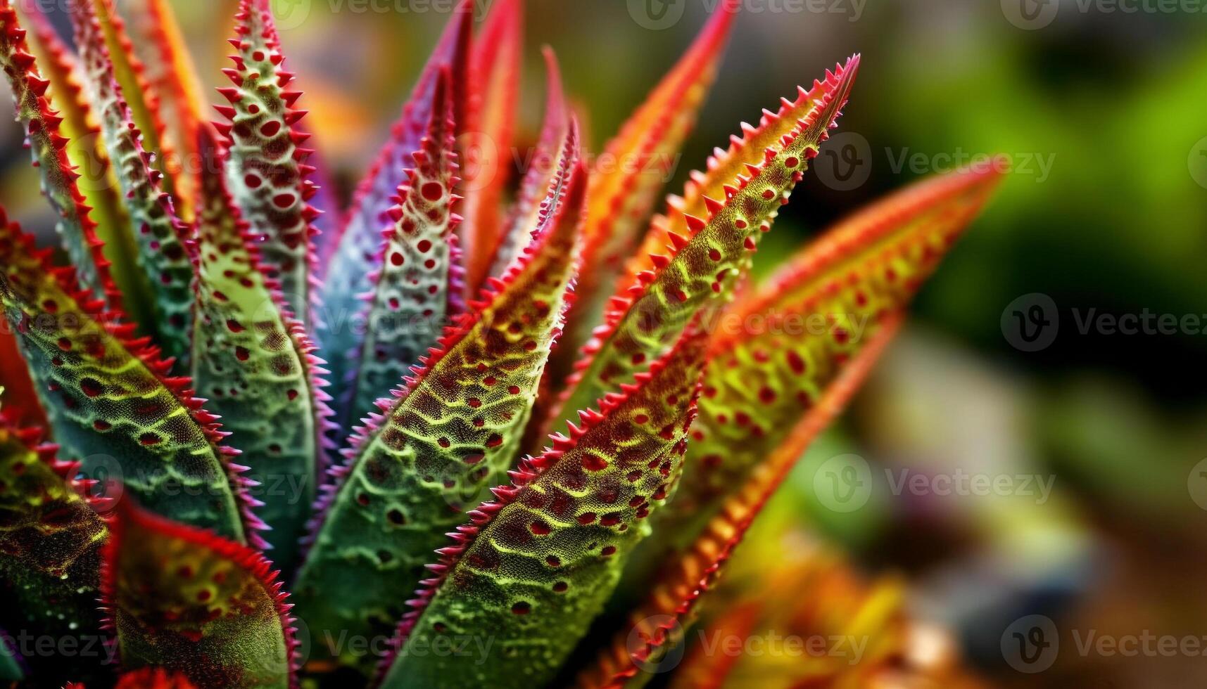 Vibrant yellow flower head spikes in nature generated by AI photo