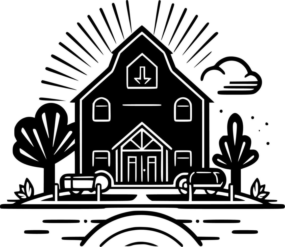 Farm - High Quality Vector Logo - Vector illustration ideal for T-shirt graphic