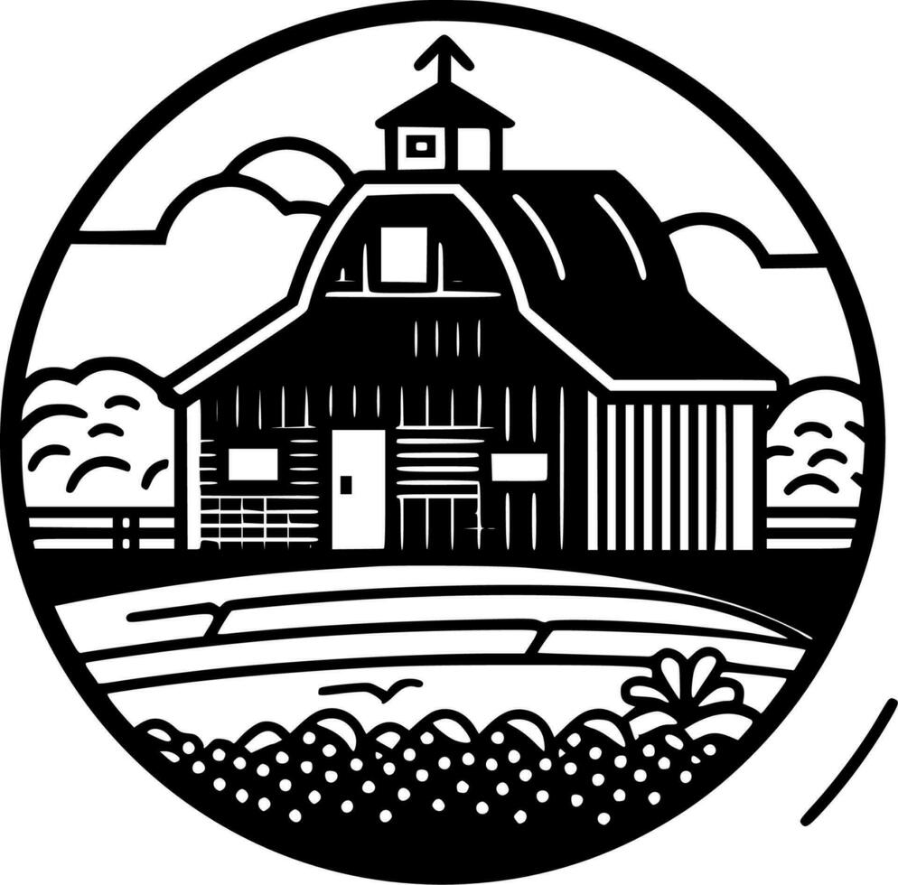 Farm - High Quality Vector Logo - Vector illustration ideal for T-shirt graphic