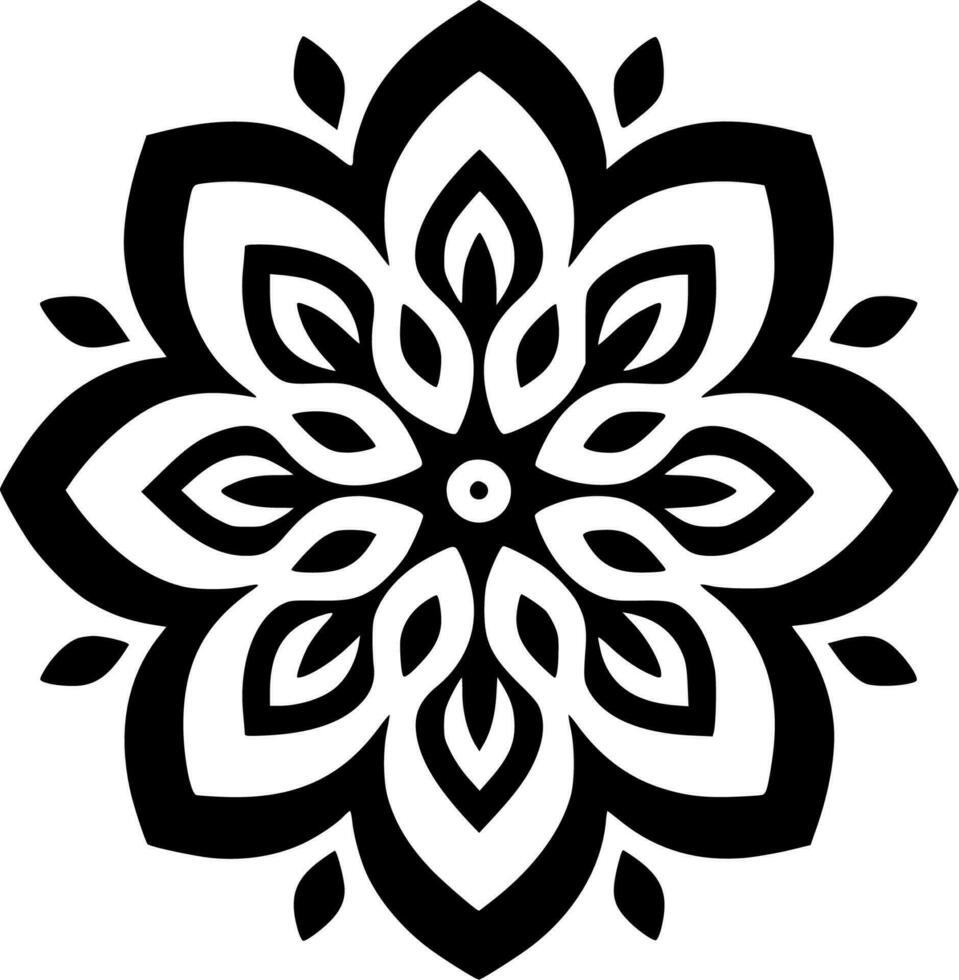 Mandala - High Quality Vector Logo - Vector illustration ideal for T-shirt graphic