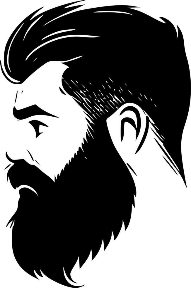 Beard - High Quality Vector Logo - Vector illustration ideal for T-shirt graphic