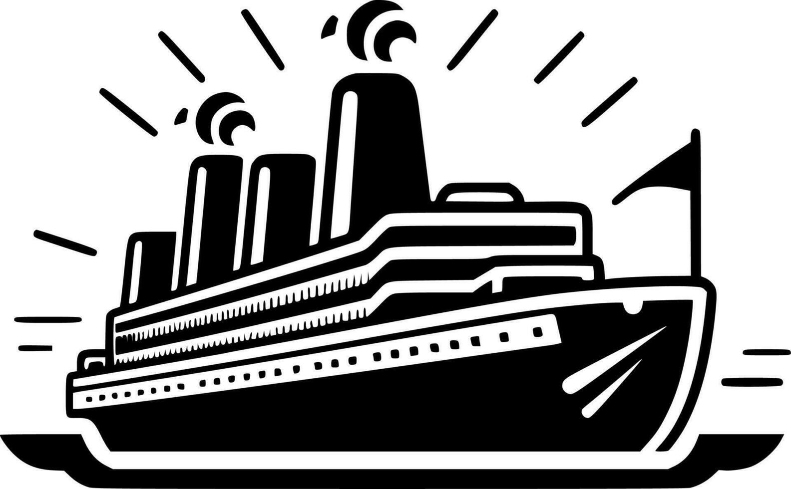 crucero - alto calidad vector logo - vector ilustración ideal para camiseta gráfico