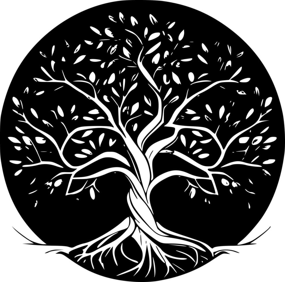 Tree of Life - High Quality Vector Logo - Vector illustration ideal for T-shirt graphic