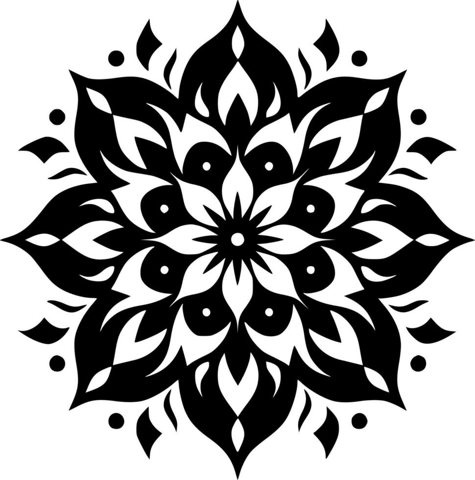 Mandala - High Quality Vector Logo - Vector illustration ideal for T-shirt graphic