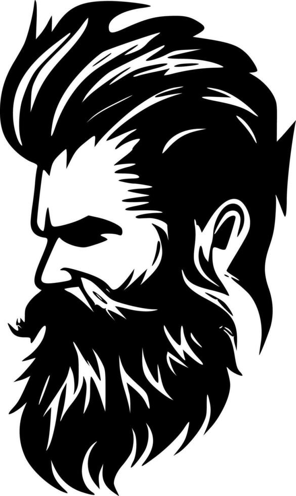 Beard - High Quality Vector Logo - Vector illustration ideal for T-shirt graphic