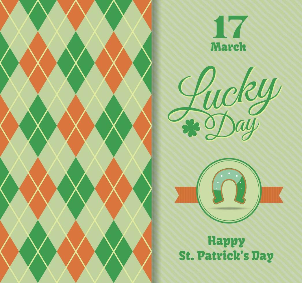 Happy St. Patrick's Day Invitation card vector