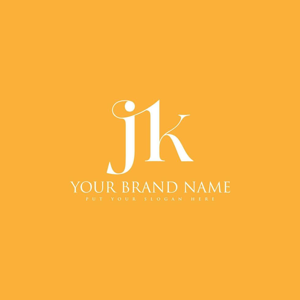 luxury elegant JK Logo Design for luxury company identity. Creative JK letter with luxury concept Free Vector