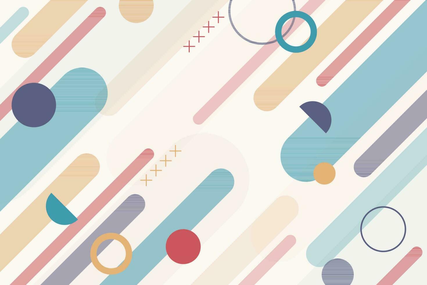 Abstract geometric background in bright colors vector