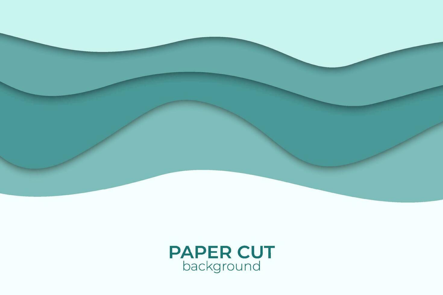 Abstract wavy paper background in bright colors vector