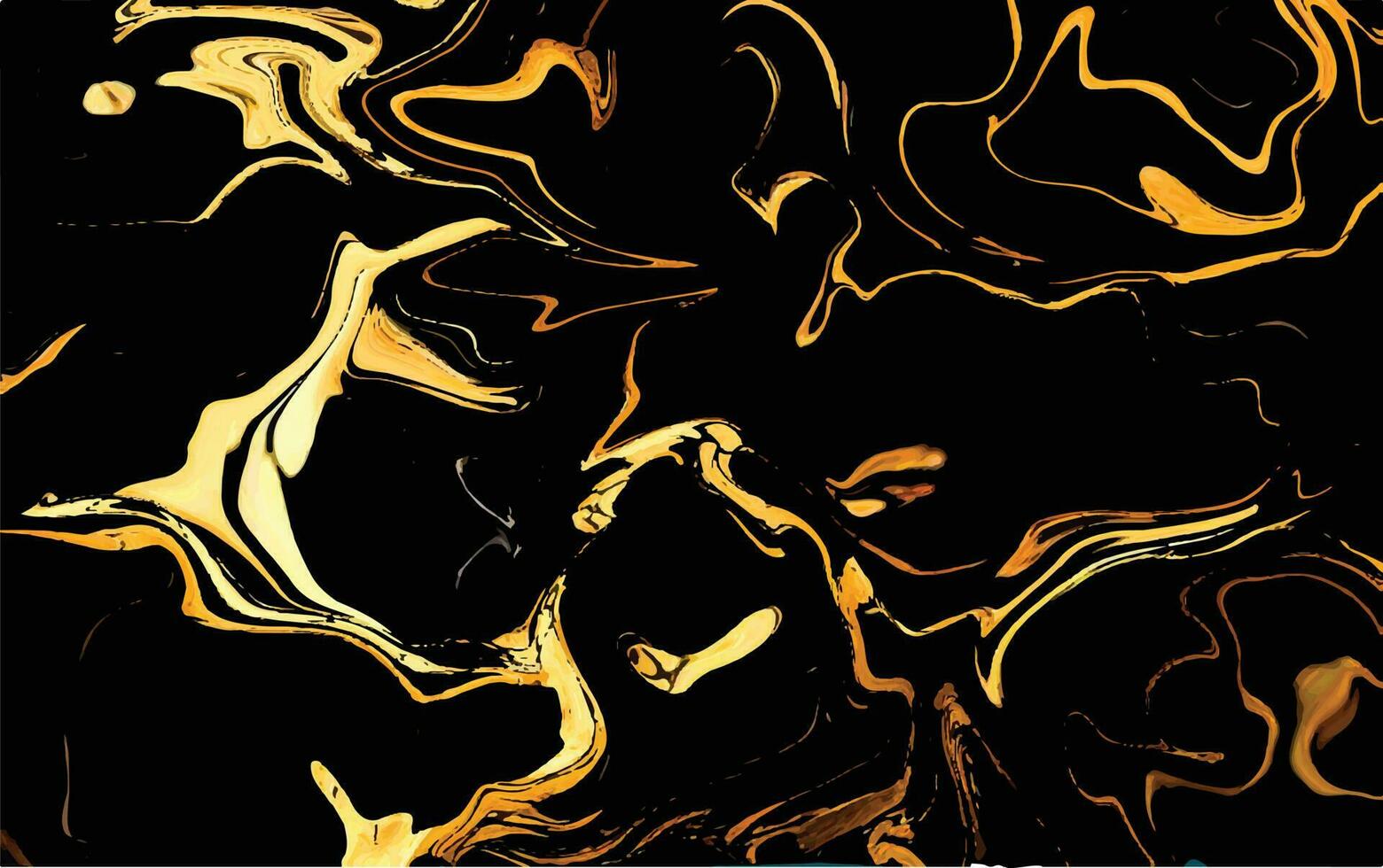 Black and gold background with marble effect seamless vector