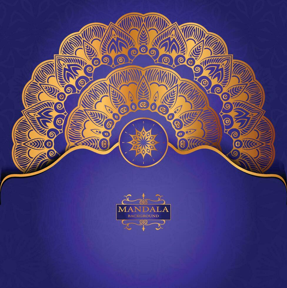 Vector luxury mandala decorative ethnic element