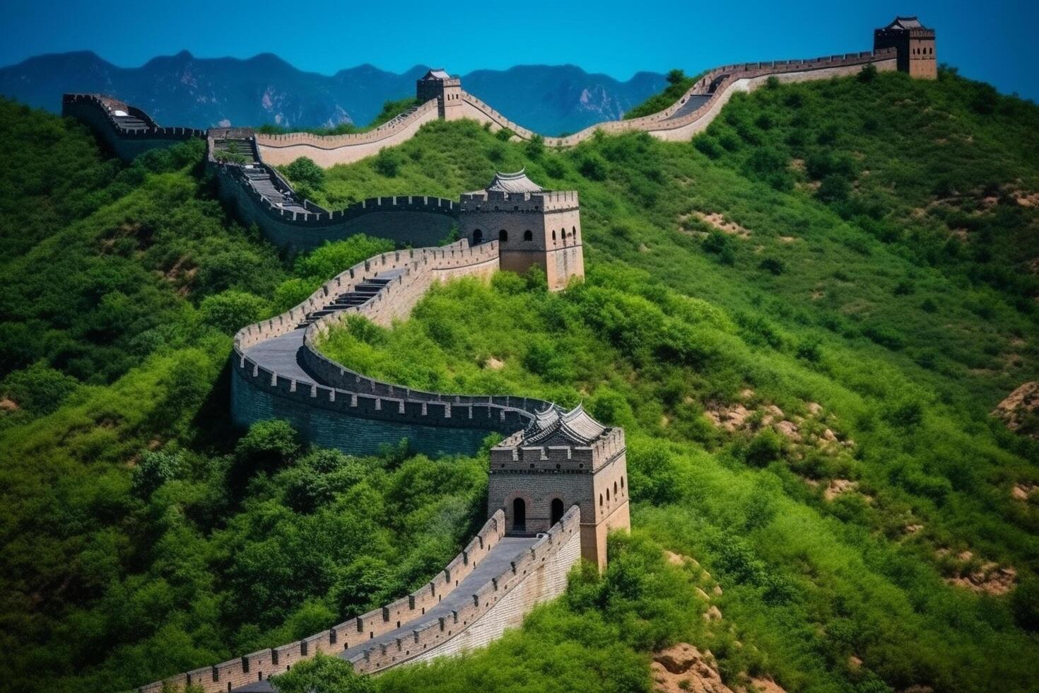 genial China pared ai generativo foto