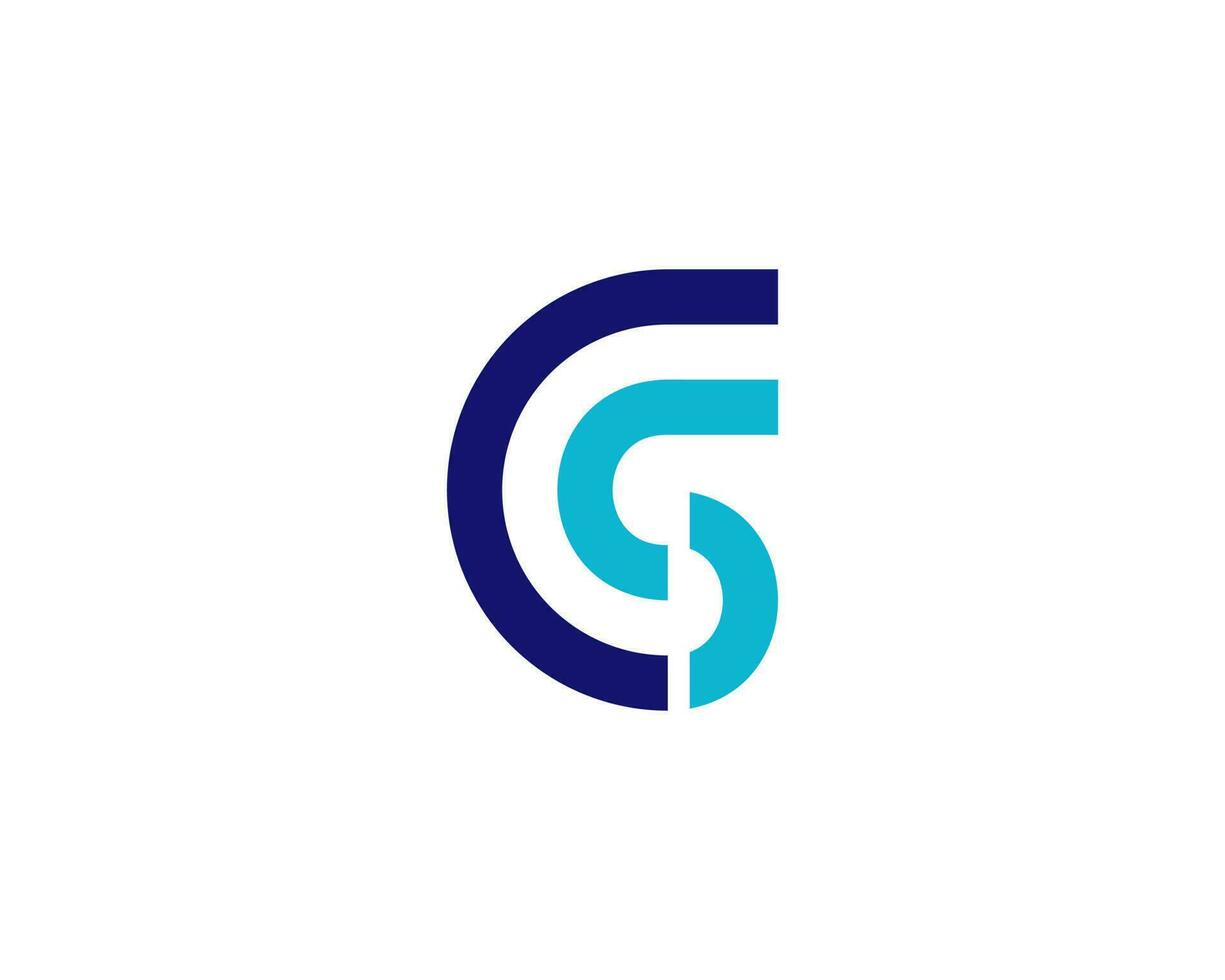 Letter CS or SC font logo design vector illustration template. Simple clean modern concept logo for business