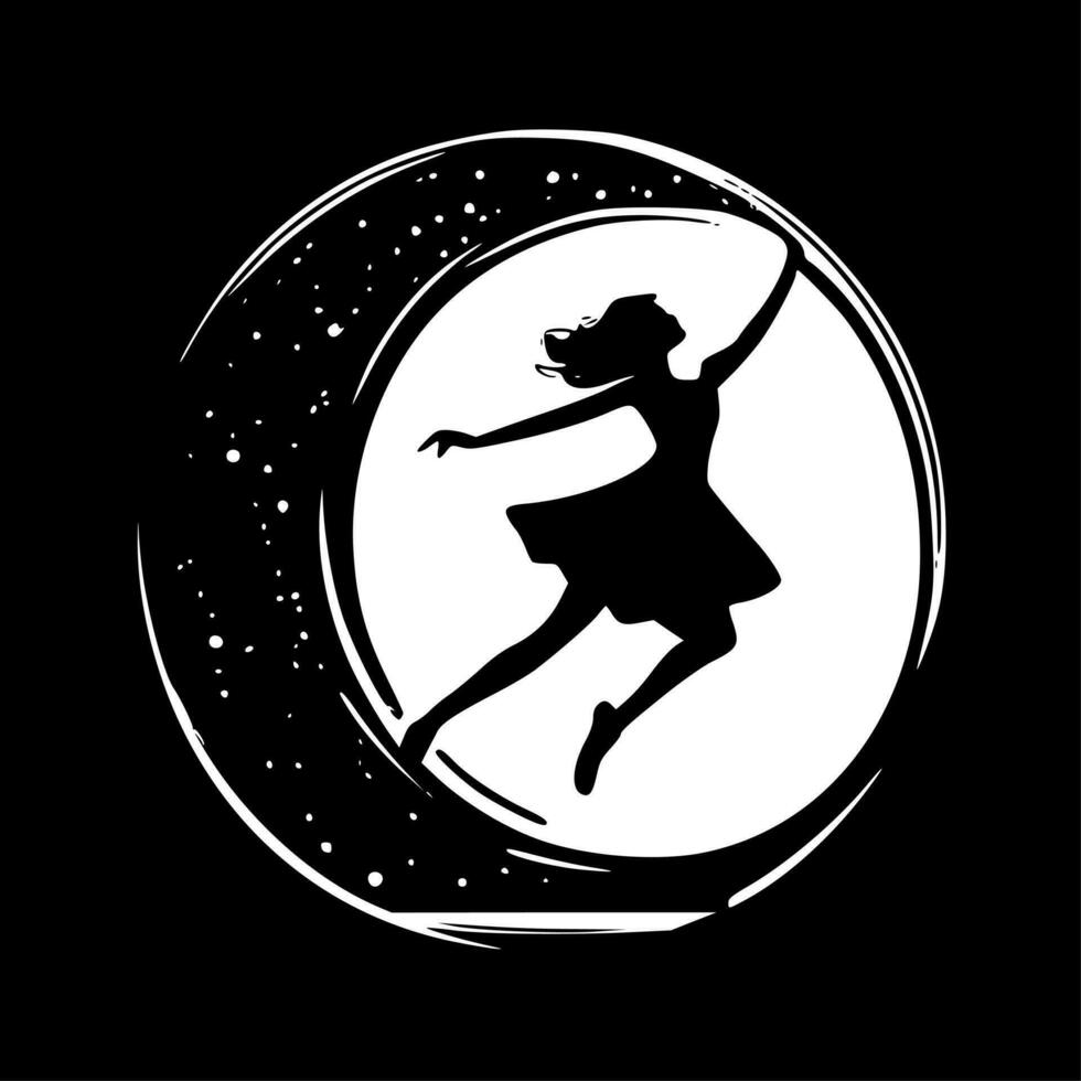 Dance, Minimalist and Simple Silhouette - Vector illustration