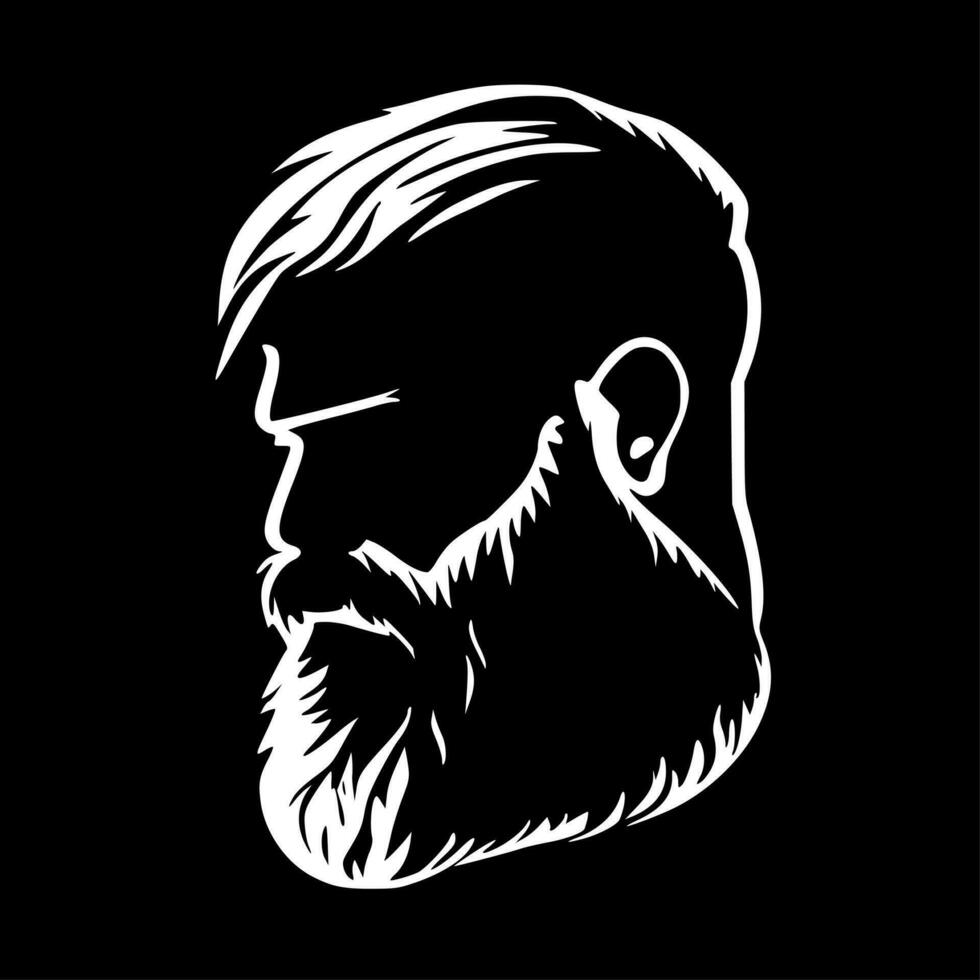 Beard - High Quality Vector Logo - Vector illustration ideal for T-shirt graphic