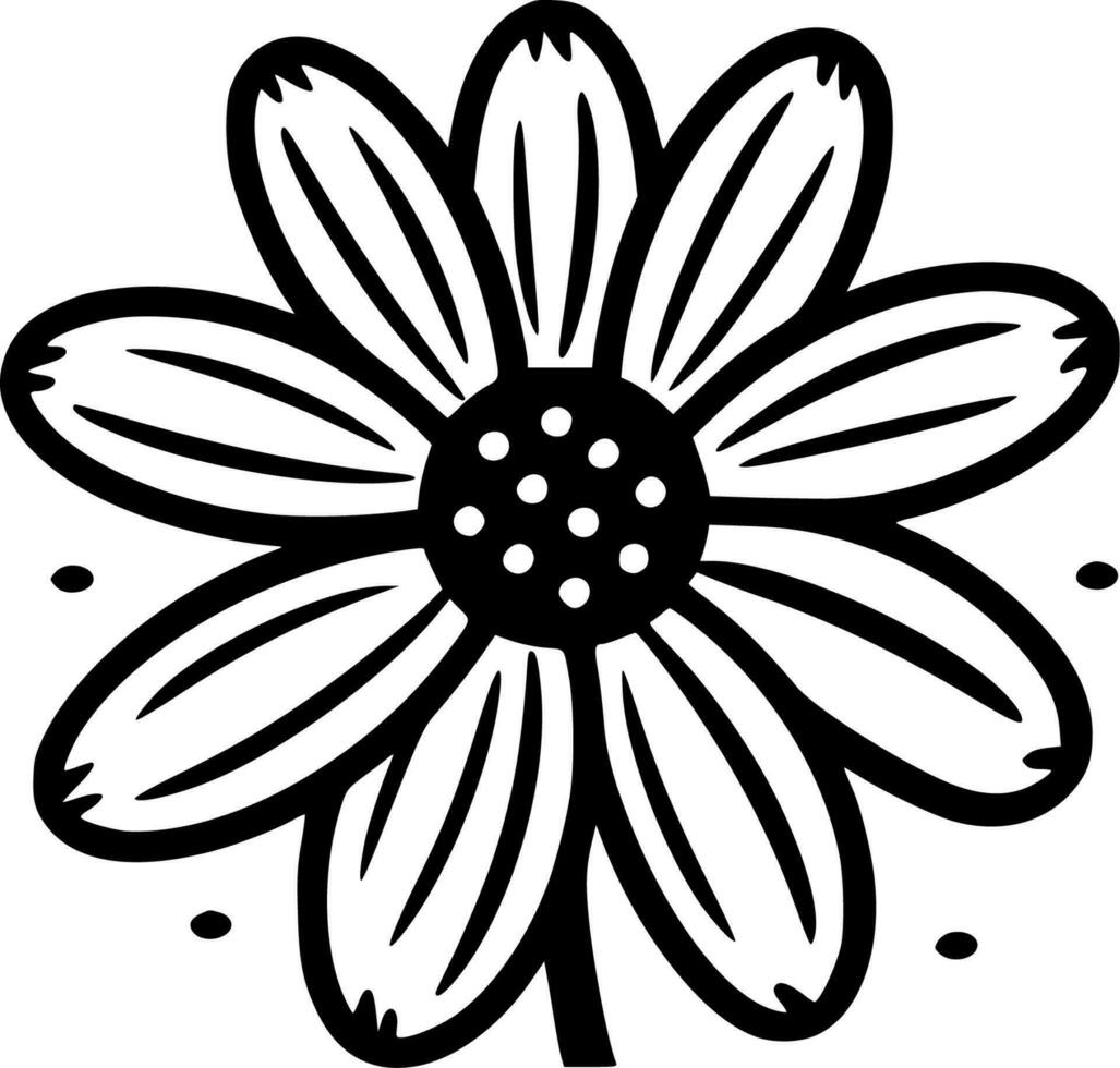 Daisy - High Quality Vector Logo - Vector illustration ideal for T-shirt graphic