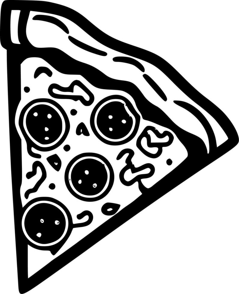 Pizza - High Quality Vector Logo - Vector illustration ideal for T-shirt graphic