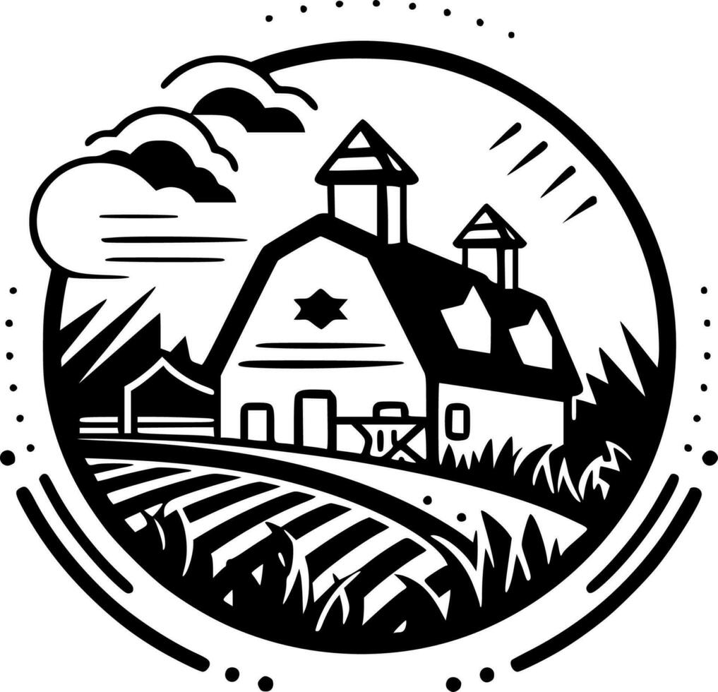 Farm - High Quality Vector Logo - Vector illustration ideal for T-shirt graphic