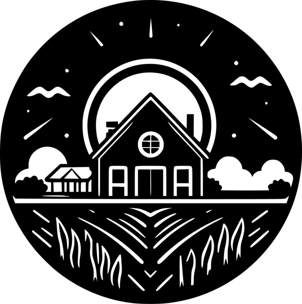 Farm - High Quality Vector Logo - Vector illustration ideal for T-shirt graphic