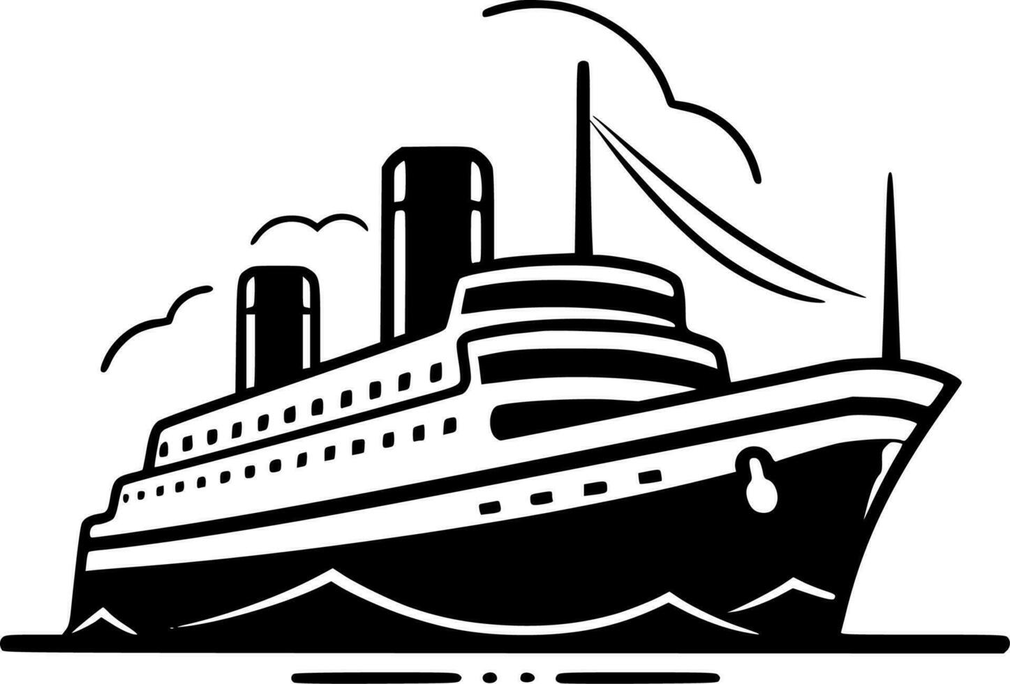 crucero - alto calidad vector logo - vector ilustración ideal para camiseta gráfico