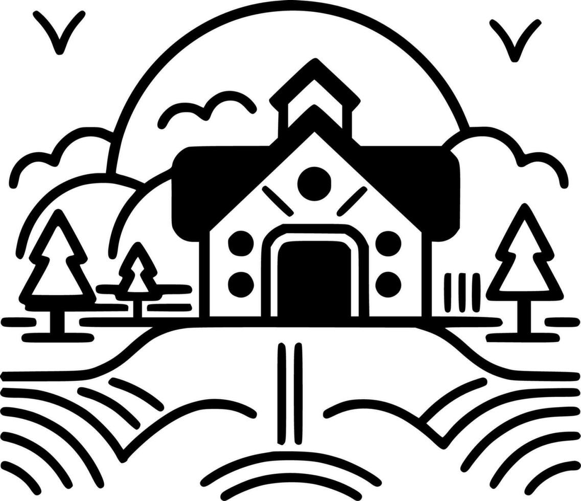 Farm - High Quality Vector Logo - Vector illustration ideal for T-shirt graphic