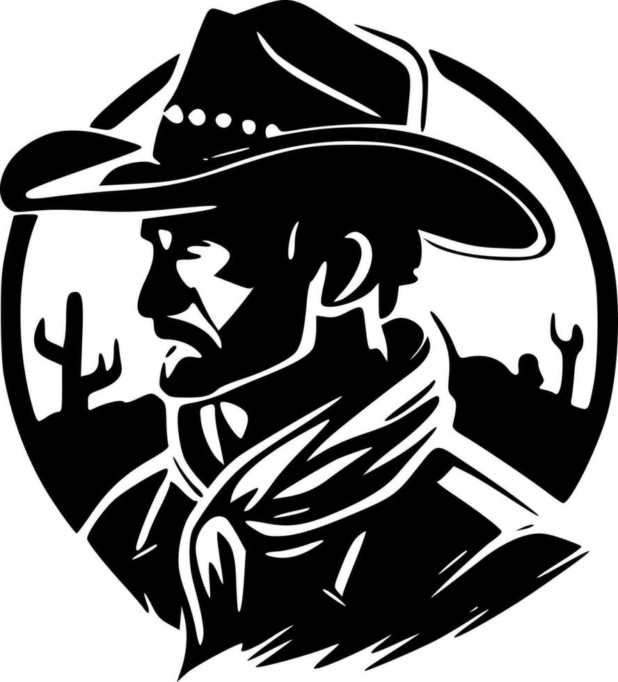 Western - High Quality Vector Logo - Vector illustration ideal for T-shirt graphic