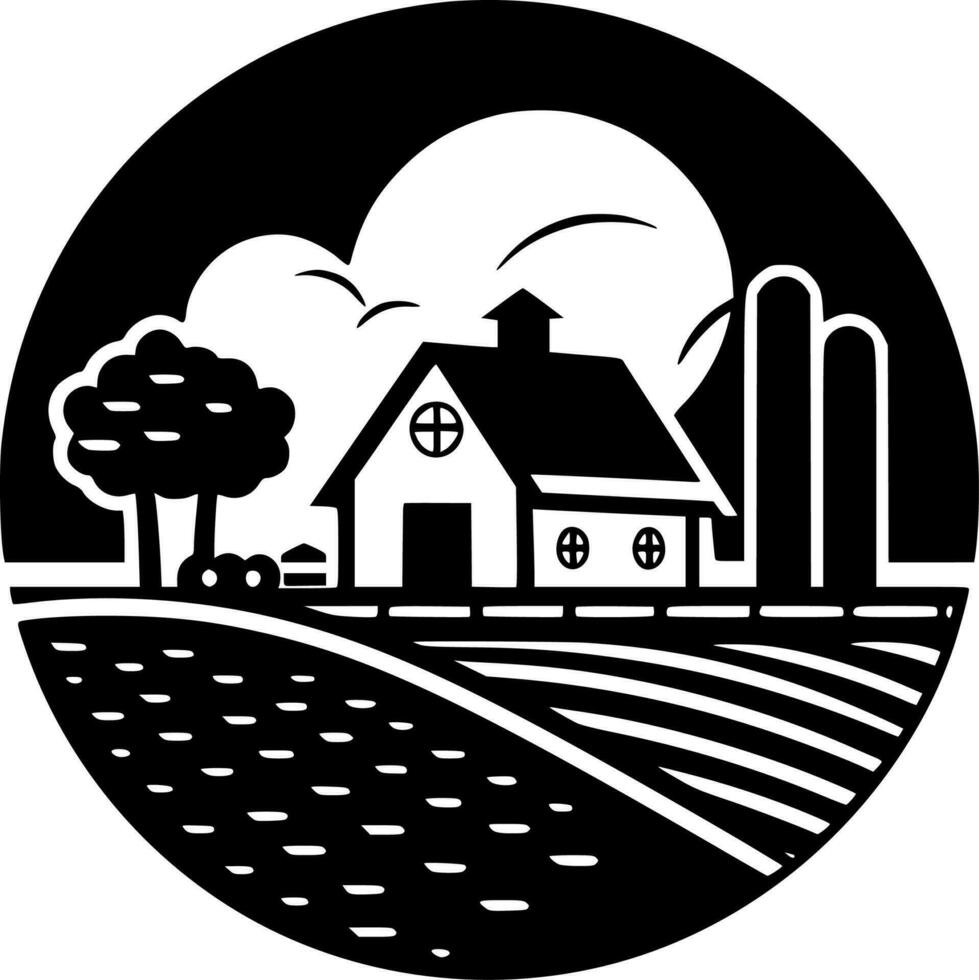 Farm - High Quality Vector Logo - Vector illustration ideal for T-shirt graphic