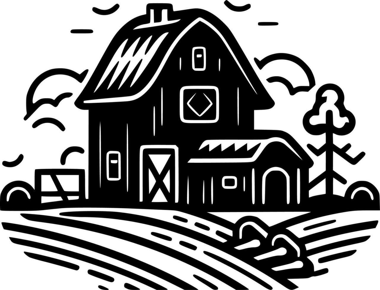 Farm - High Quality Vector Logo - Vector illustration ideal for T-shirt graphic