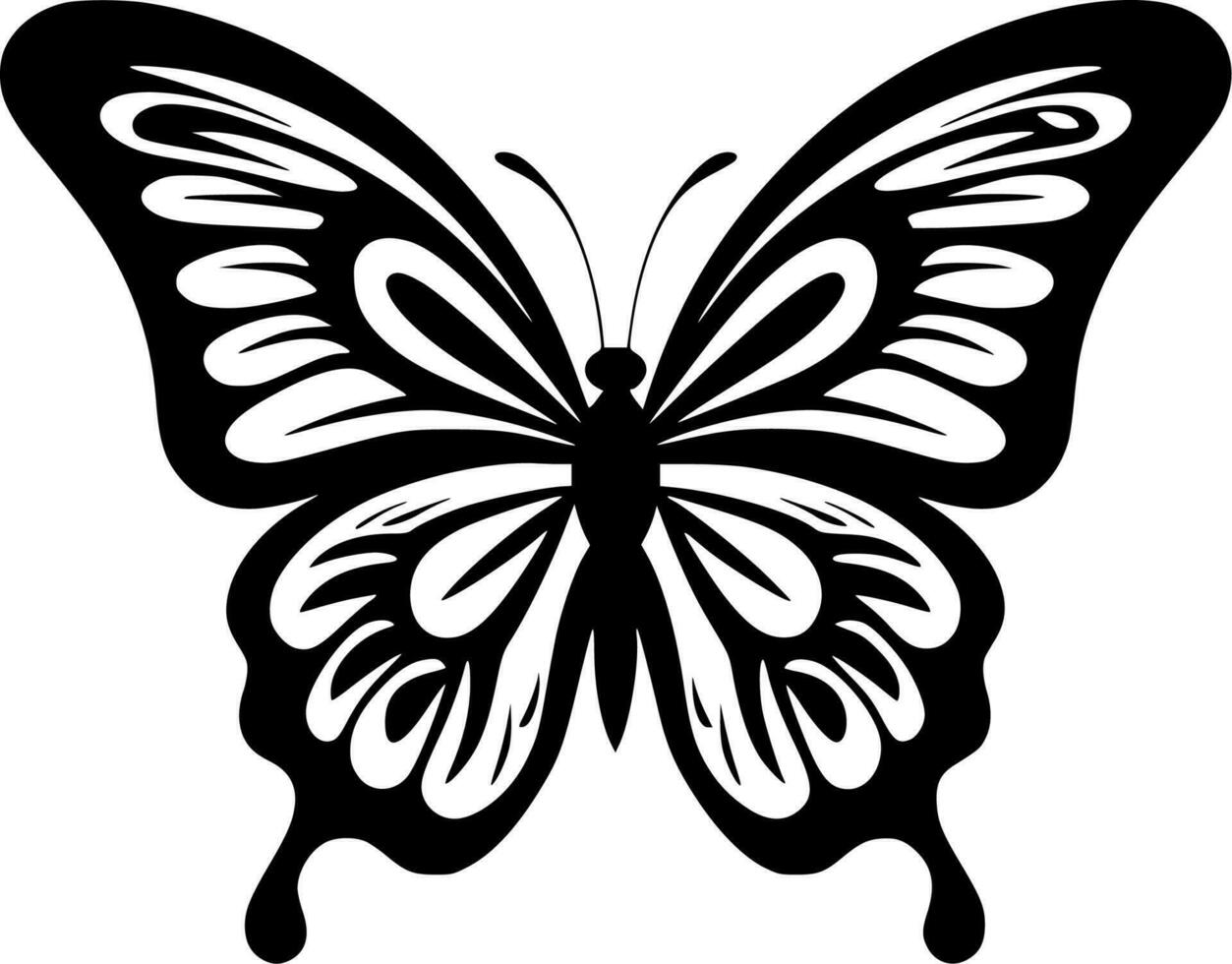 Butterflies - Minimalist and Flat Logo - Vector illustration