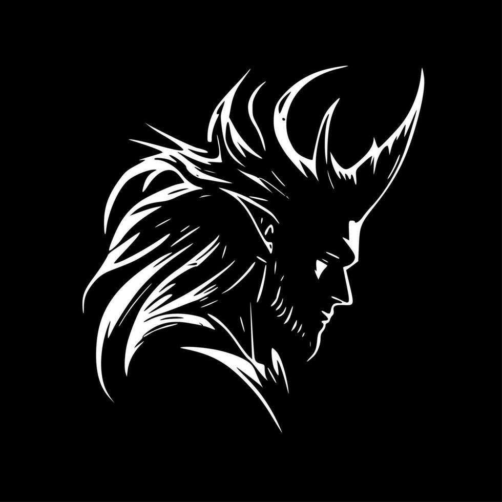 Fantasy, Minimalist and Simple Silhouette - Vector illustration