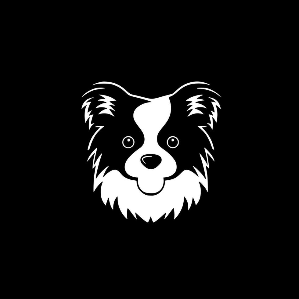 Dog - Black and White Isolated Icon - Vector illustration