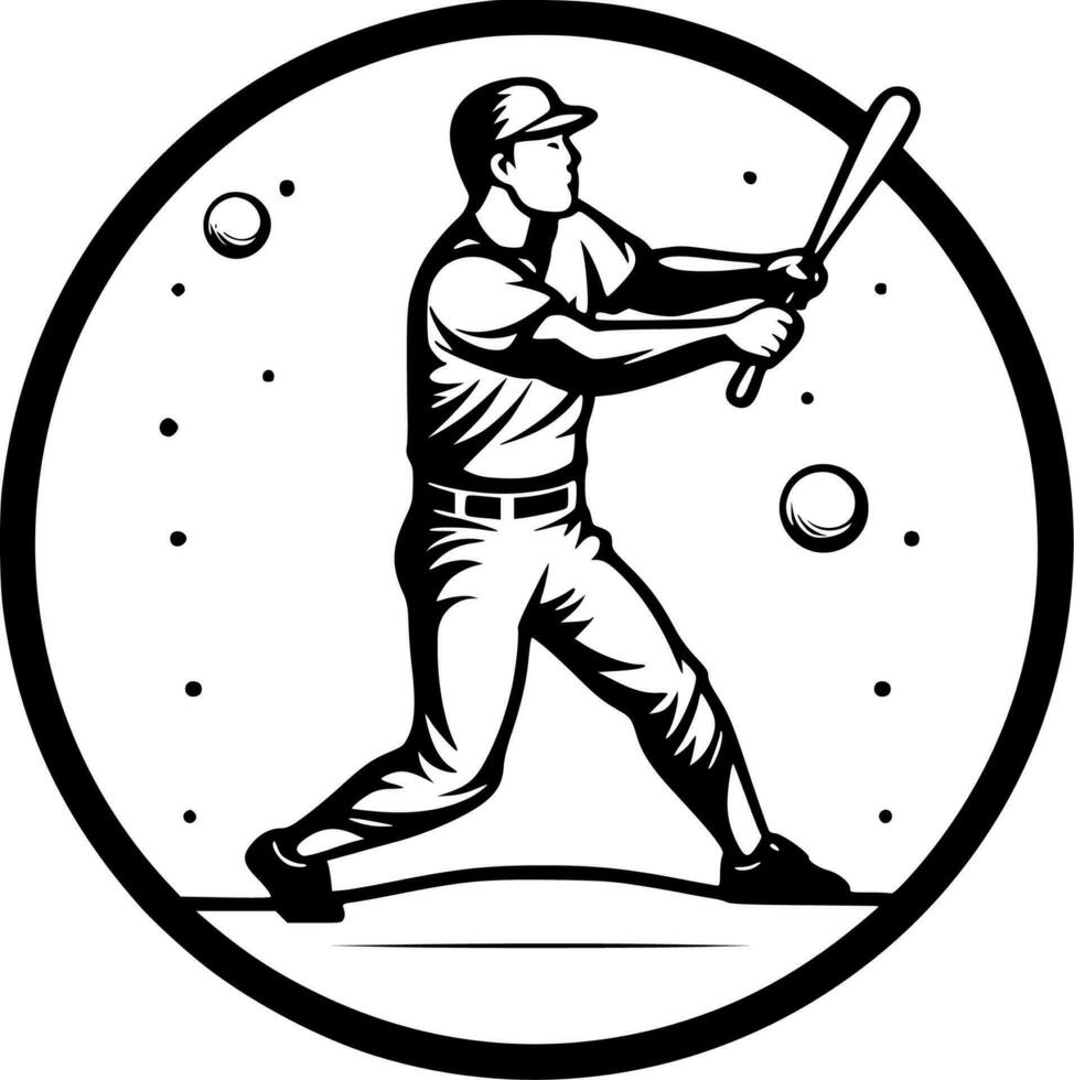 Baseball - High Quality Vector Logo - Vector illustration ideal for T-shirt graphic