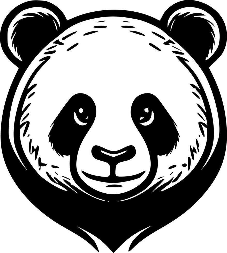 Panda - High Quality Vector Logo - Vector illustration ideal for T-shirt graphic