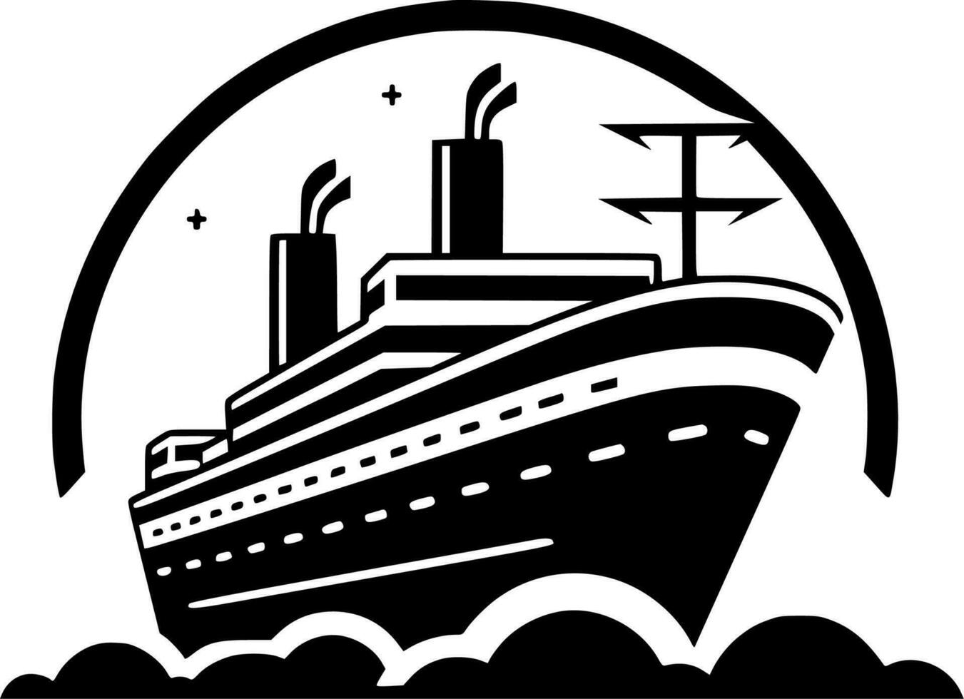 crucero - alto calidad vector logo - vector ilustración ideal para camiseta gráfico