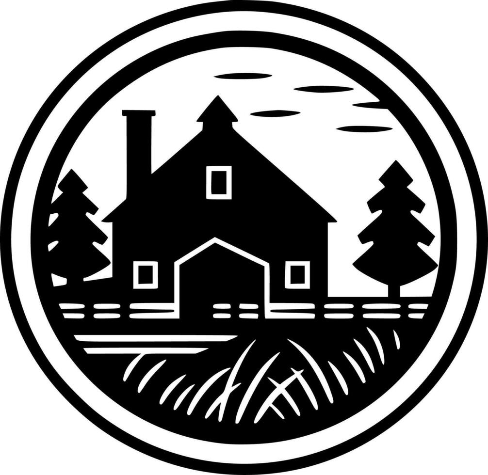 Farm - High Quality Vector Logo - Vector illustration ideal for T-shirt graphic