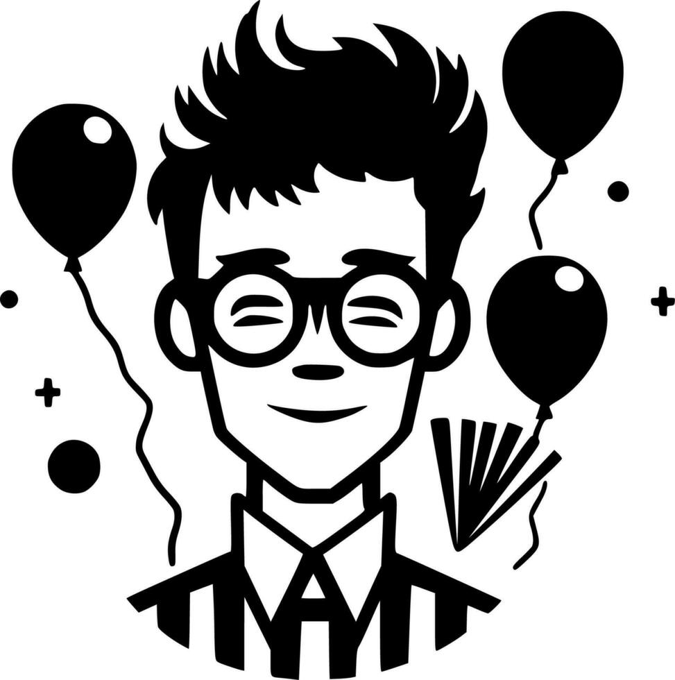 Birthday - High Quality Vector Logo - Vector illustration ideal for T-shirt graphic