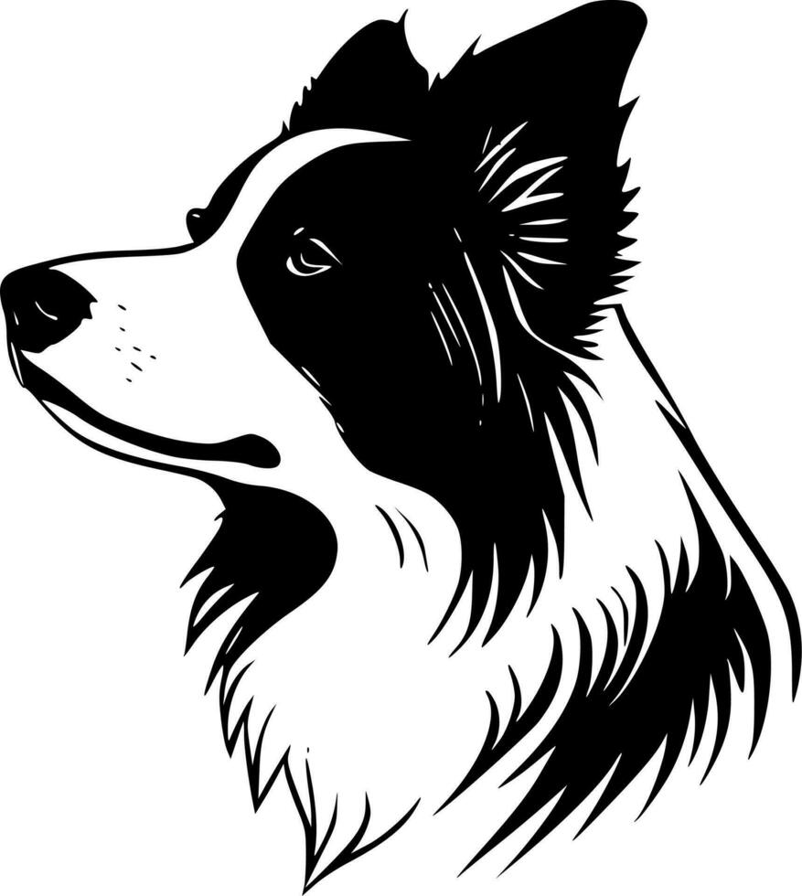 Border Collie - High Quality Vector Logo - Vector illustration ideal for T-shirt graphic