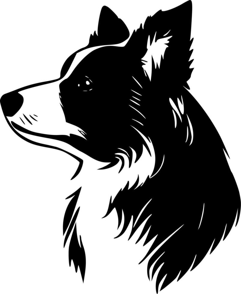 Border Collie - High Quality Vector Logo - Vector illustration ideal for T-shirt graphic