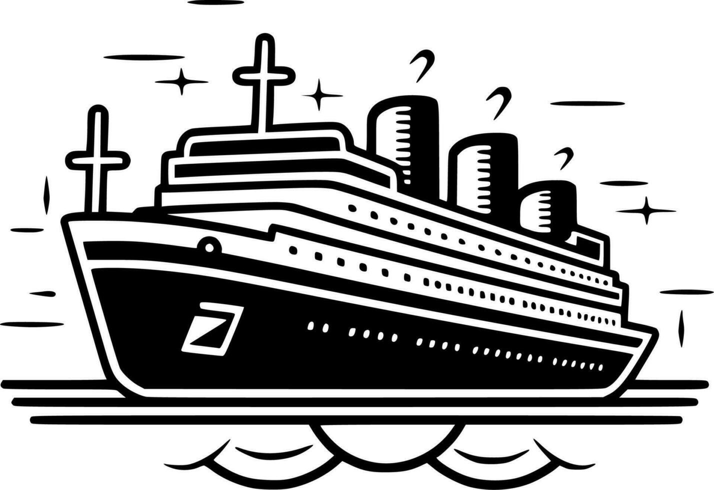 Cruise - High Quality Vector Logo - Vector illustration ideal for T-shirt graphic