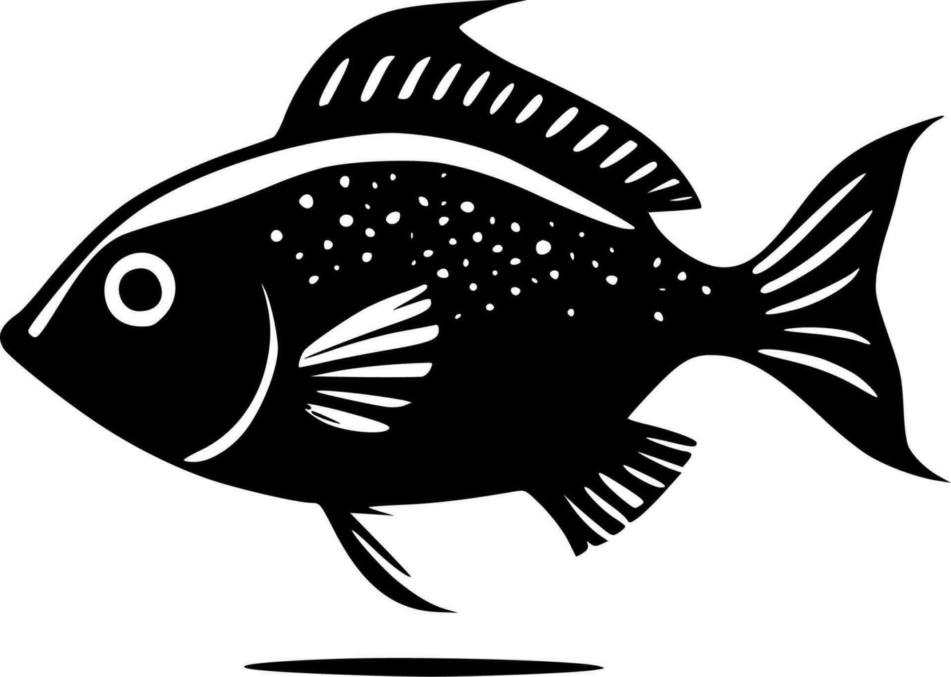 Fish - Minimalist and Flat Logo - Vector illustration