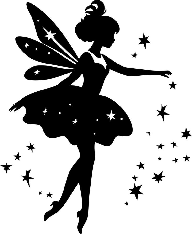 Fairy - High Quality Vector Logo - Vector illustration ideal for T-shirt graphic
