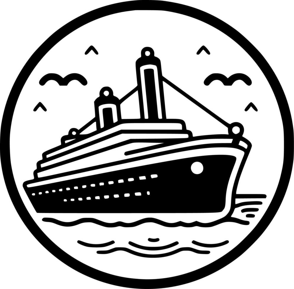 crucero - alto calidad vector logo - vector ilustración ideal para camiseta gráfico