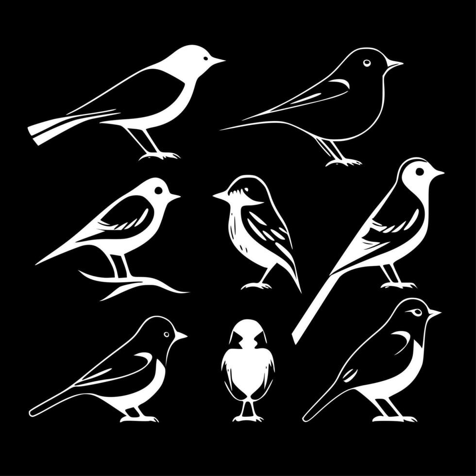 Birds - High Quality Vector Logo - Vector illustration ideal for T-shirt graphic