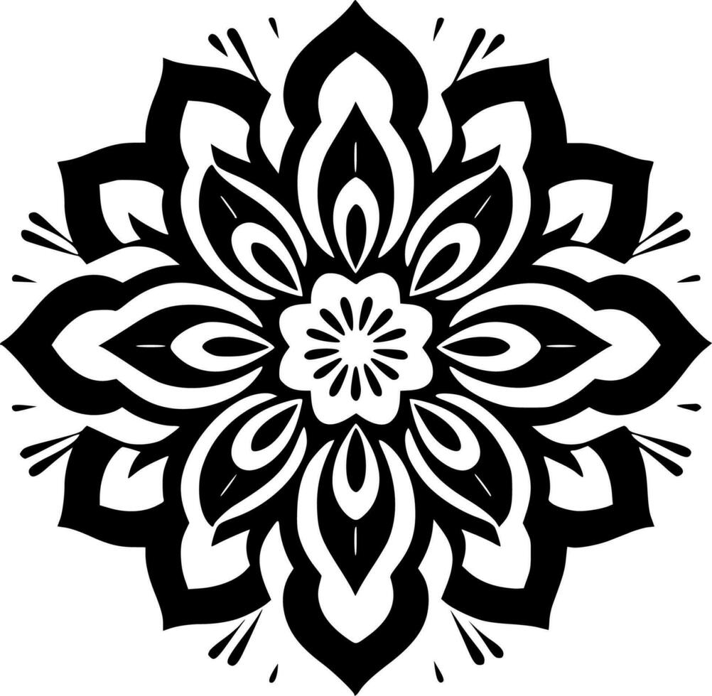 Mandala - High Quality Vector Logo - Vector illustration ideal for T-shirt graphic