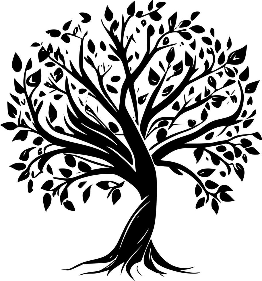 árbol de vida - alto calidad vector logo - vector ilustración ideal para camiseta gráfico