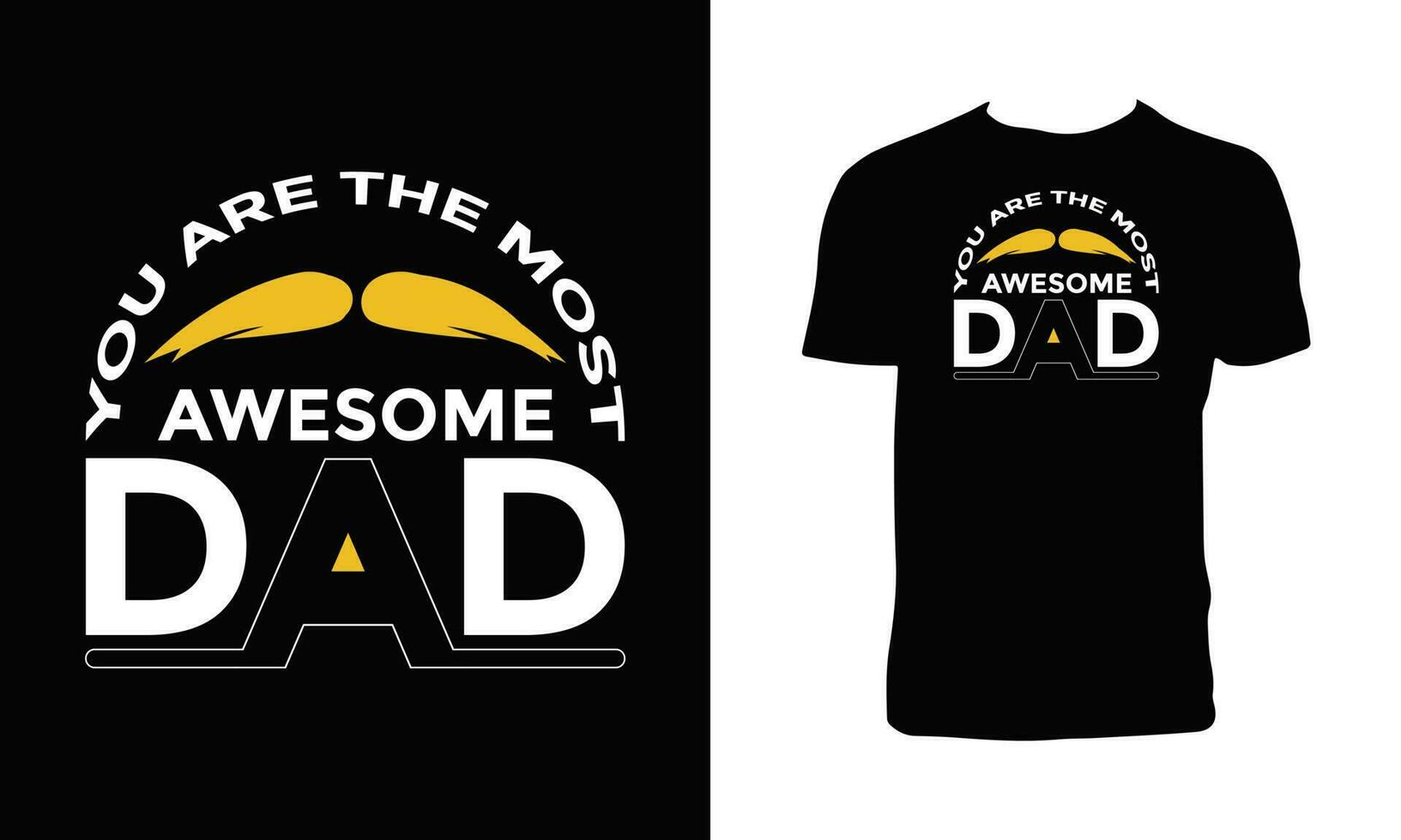 Daddy Typography T Shirt Design. vector
