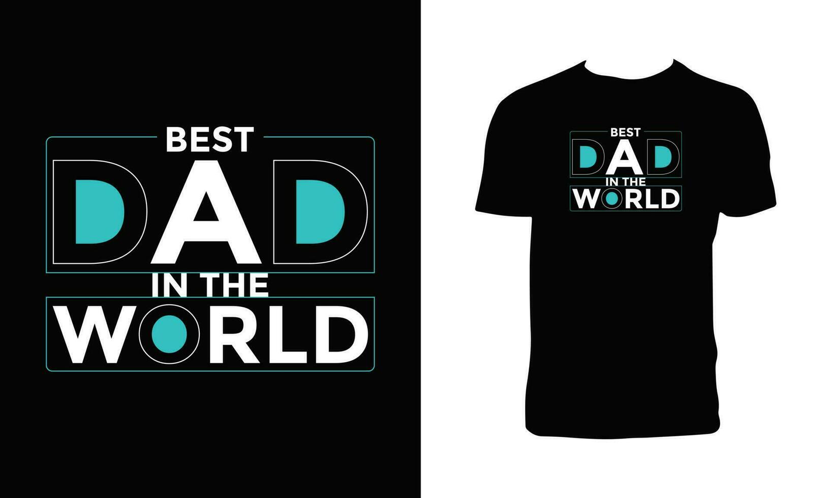 Daddy Typography T Shirt Design. vector